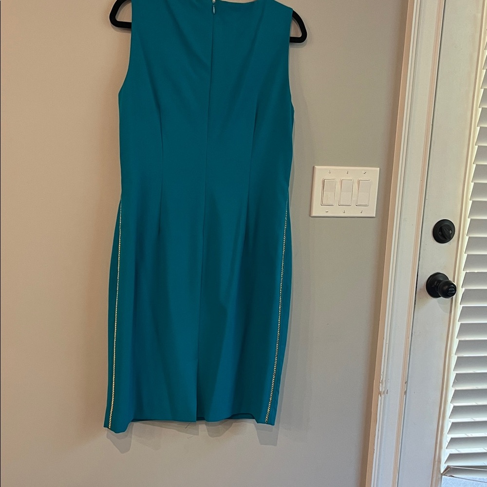 Calvin Klein Turquoise Sleeveless Dress - Picture 5 of 9